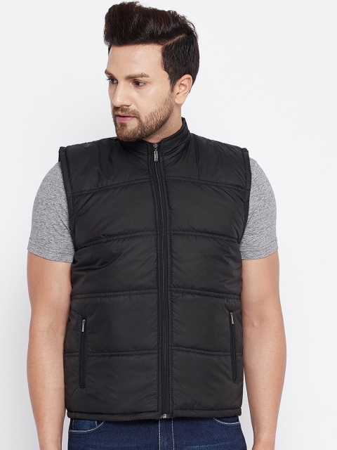 

THE MILLION CLUB Men Black Insulator Puffer Jacket