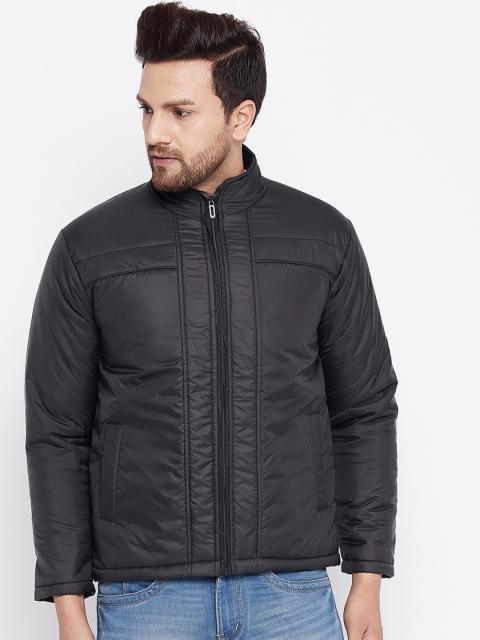 

THE MILLION CLUB Men Black Insulator Padded Jacket