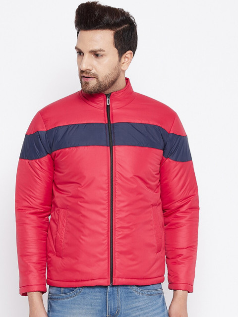 

THE MILLION CLUB Men Red Insulator Jacket