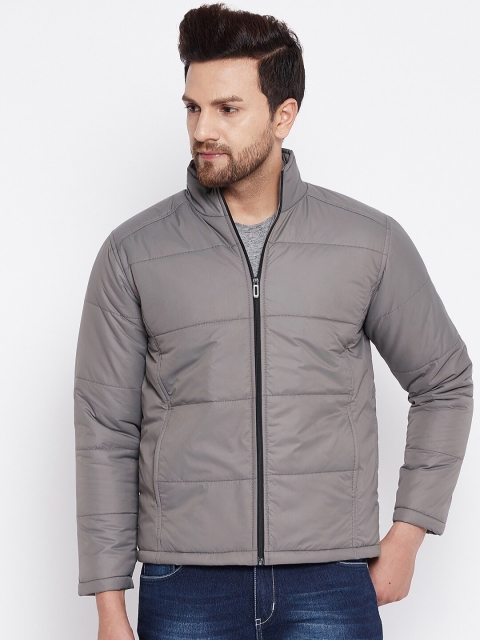 

THE MILLION CLUB Men Grey Insulator Padded Jacket