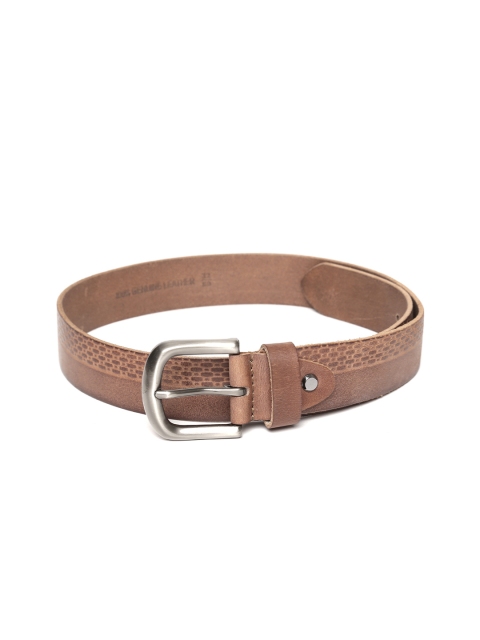 

Roadster Men Brown Textured Leather Belt