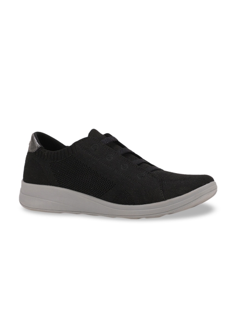 

Naturalizer Women Black Slip-On Sneakers