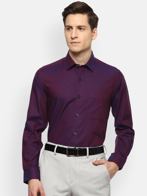 

Louis Philippe Men Purple Slim Fit Formal Shirt