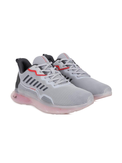 

Campus Men Grey Mesh Running Shoes