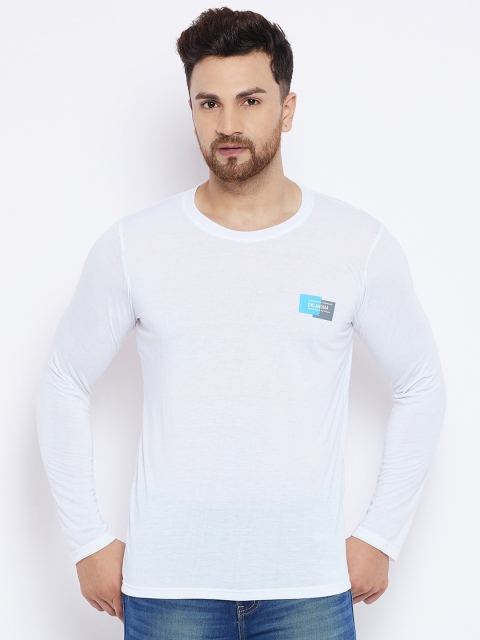 

THE MILLION CLUB Men White Solid T-shirt