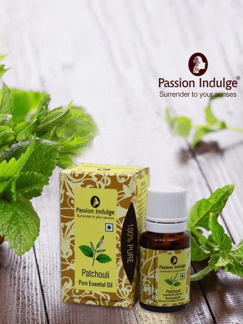 

Passion Indulge Pure Patchouli Essential Oil For Skin & Hair 10ml, Yellow