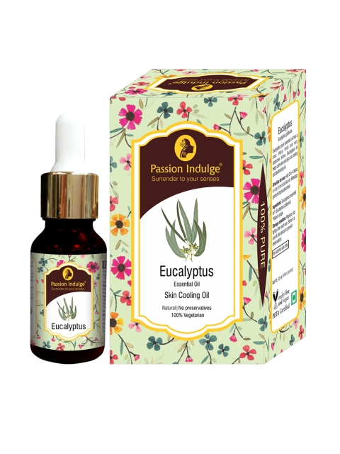 

Passion Indulge Pure Eucalyptus Essential Oil For Skin & Hair -10ml, White