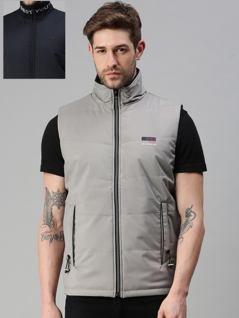 

SHOWOFF Men Grey Reversible Padded Jacket