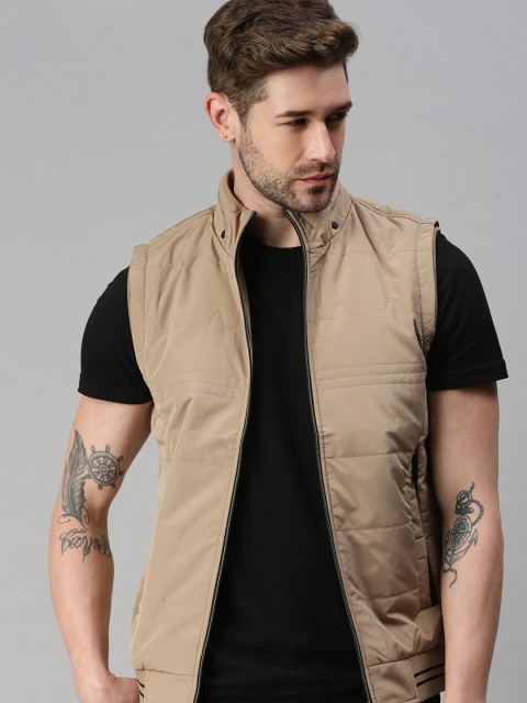 

SHOWOFF Men Camel Brown Lightweight Padded Jacket