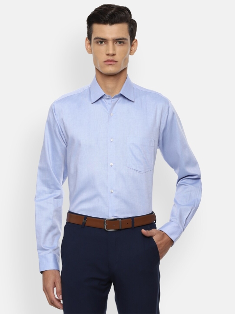 

Van Heusen Men Blue Formal Shirt