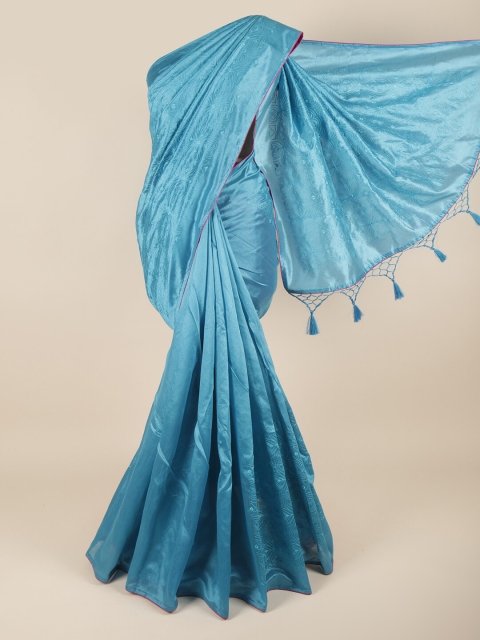 

Pothys Blue Woven Design Saree
