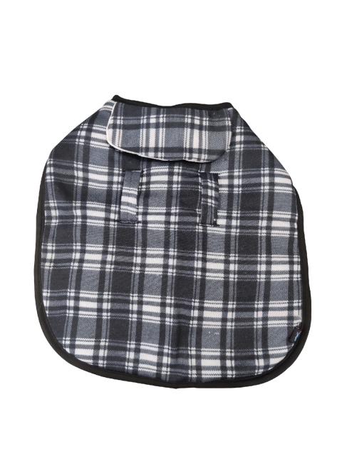 

PETS EMPIRE Grey & White Checked Dog Jacket