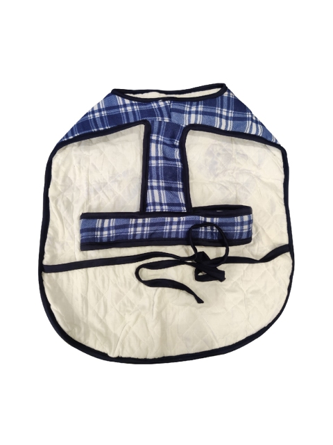

PETS EMPIRE Blue & White Checked Dog Jacket