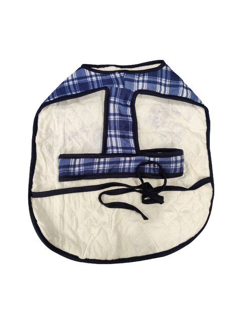 

PETS EMPIRE Blue & White Checked Dog Jacket
