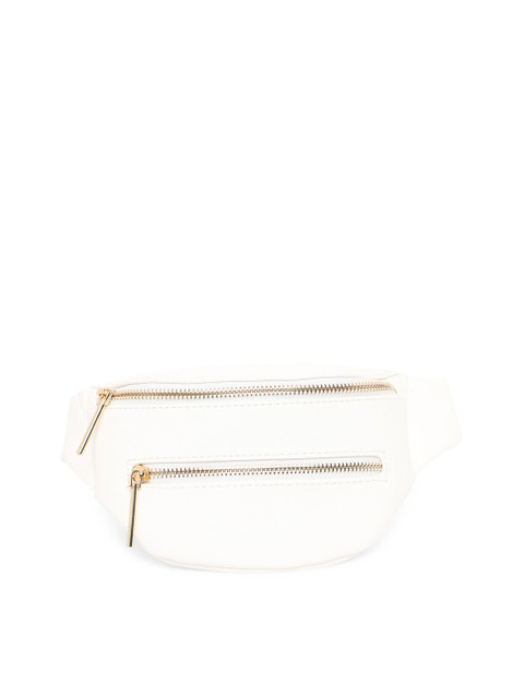 

ALDO Women White Solid Waist Pouch