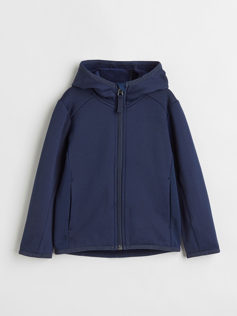 

H&M Girls Blue Hooded Fleece Jacket