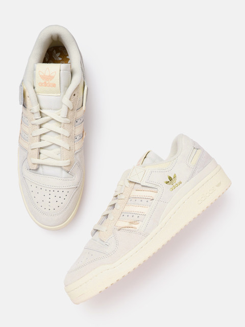 

ADIDAS Originals Men Cream-Coloured Leather Forum 84 Low Sneakers