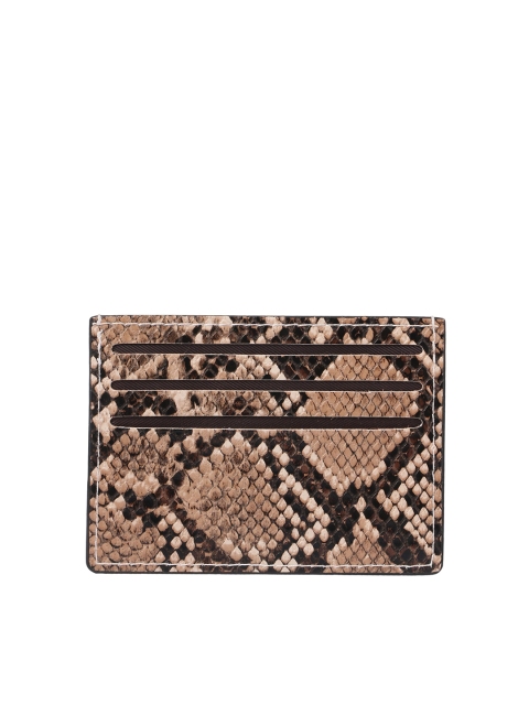 

Instabuyz Men Brown Printed Card Holder