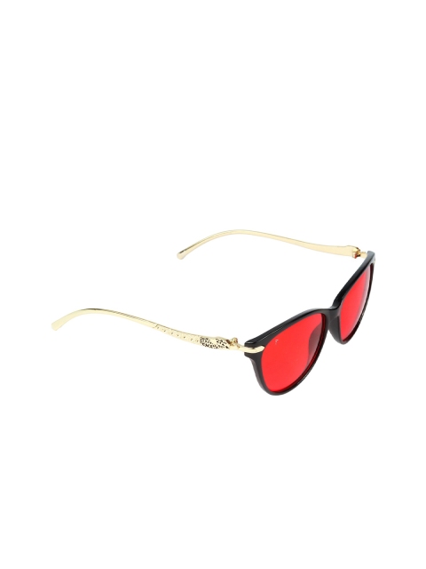 

Floyd Unisex Red Lens & Black Cateye Sunglasses Mvf07_Gld_Red