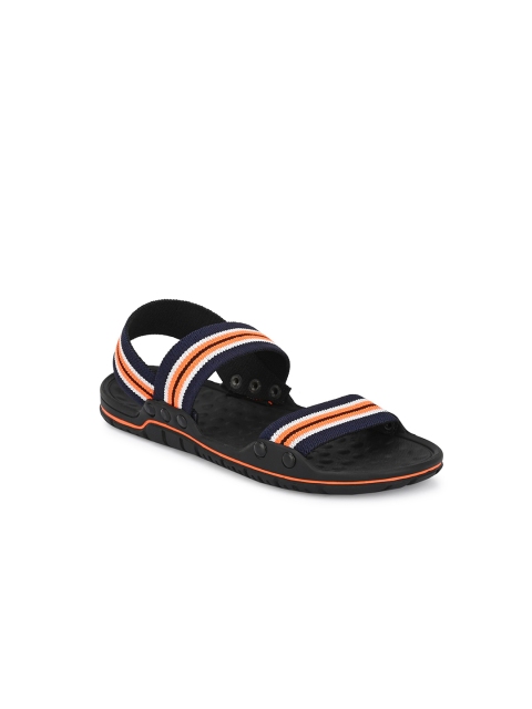 

BUCIK Men Blue & Orange Comfort Sandals