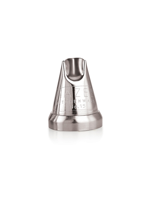 

HAZEL Silver-Toned N15 Ruffles Shape Cake Decorating Nozzle Set