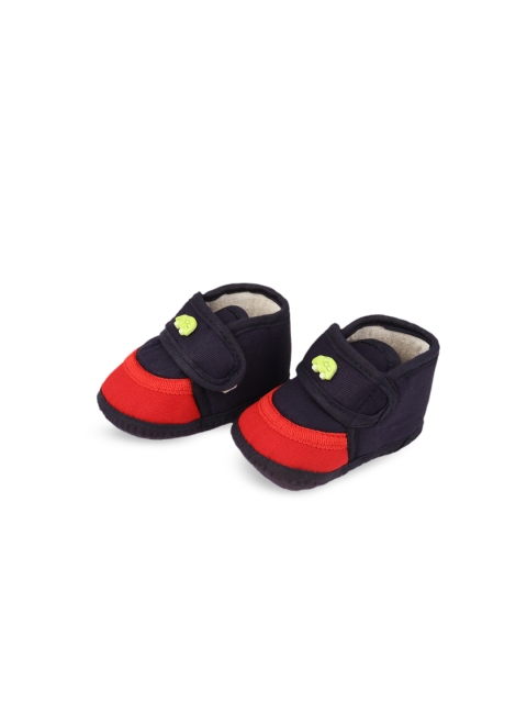 

Spiky Infants Kids Black & Red Anti-Skid Cotton Booties