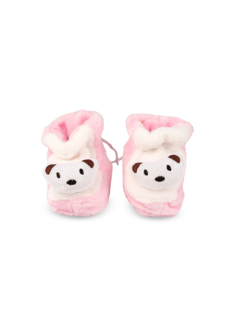 

Spiky Kids Pink & White Booties