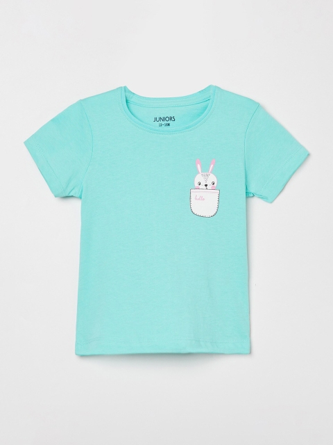 

Juniors by Lifestyle Girls Turquoise Blue T-shirt