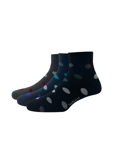 

Van Heusen Men Pack of 3 Black, Navy & Grey Socks