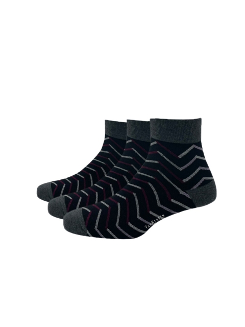 

Van Heusen Men Ankle-Length Socks, Black