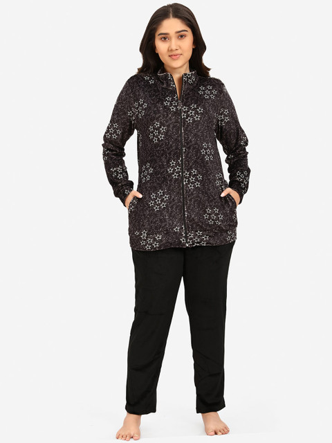 

July Nightwear Woman Black Tracksuits