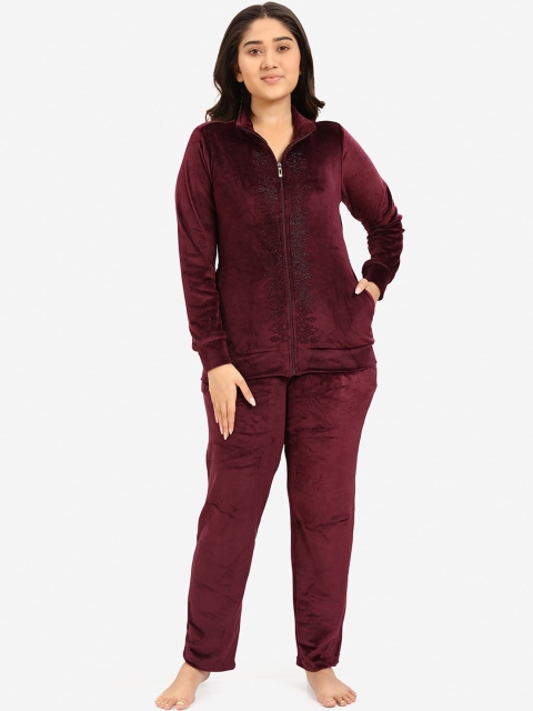 

July Nightwear Woman Maroon Tracksuits