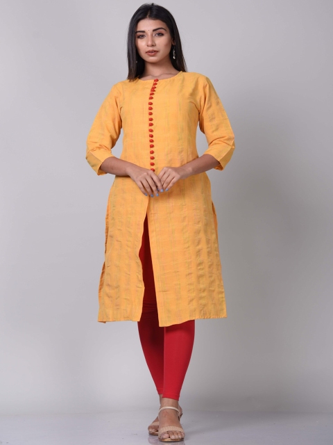 

KALINI Women Yellow Kurta