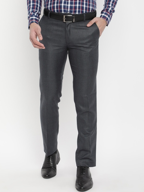 

V2 Value & Variety Men Navy Blue Trousers