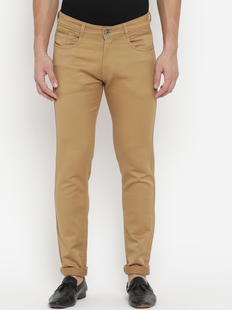 

V2 Value & Variety Men Khaki Solid Slim Trousers