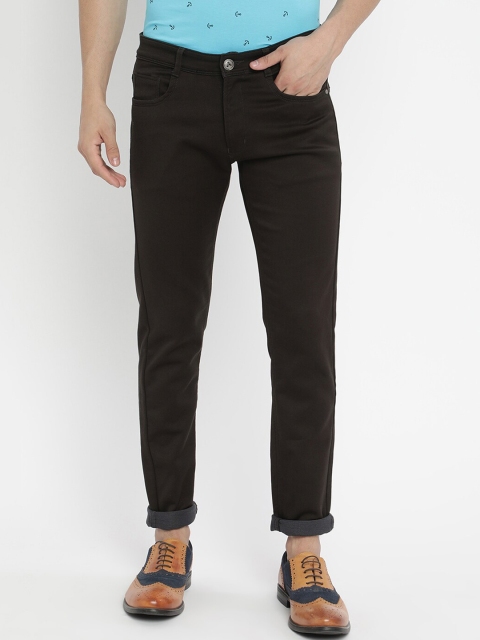 

V2 Value & Variety Men Olive Brown Trousers