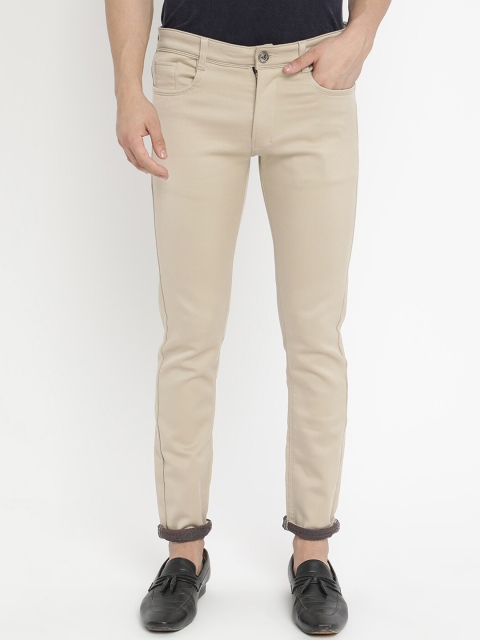 

V2 Value & Variety Men Beige Solid Trousers