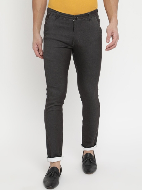 

V2 Value & Variety Men Charcoal Grey Trousers
