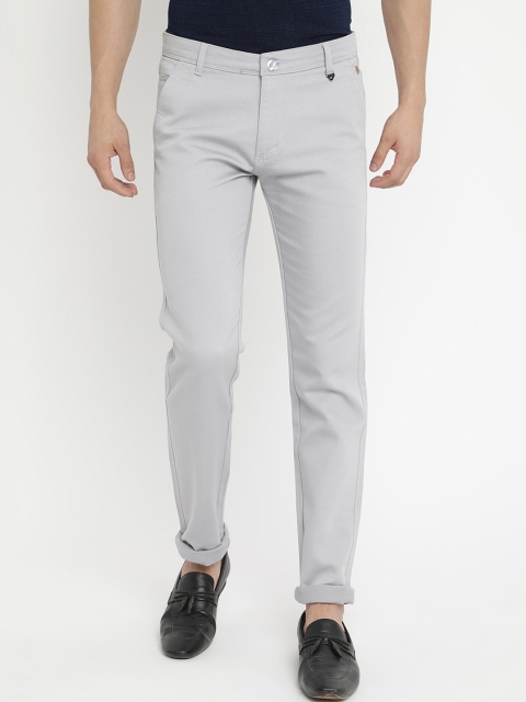 

V2 Value & Variety Men Blue Solid Formal Trousers