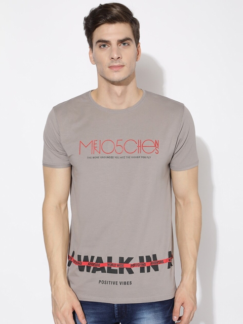 

V2 Value & Variety Men Grey Printed T-shirt
