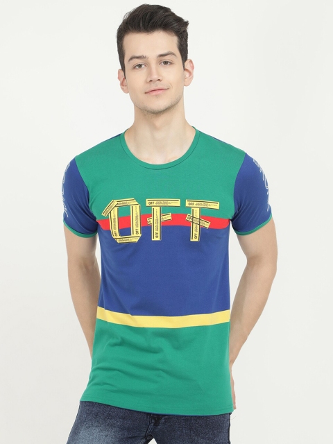 

V2 Value & Variety Men Multicoloured Colourblocked T-shirt, Multi