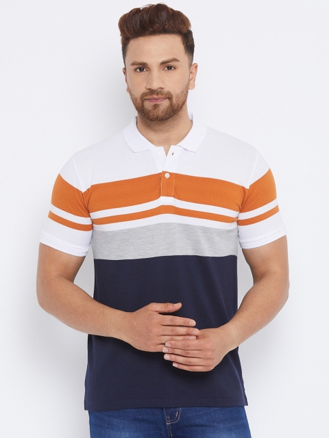 

THE MILLION CLUB Men Multicoloured Striped T-shirt, Multi
