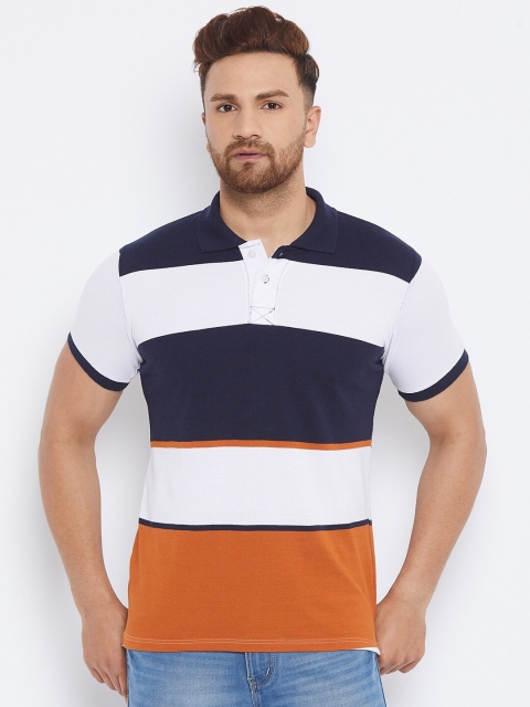 

THE MILLION CLUB Men Multicoloured Striped T-shirt, Multi