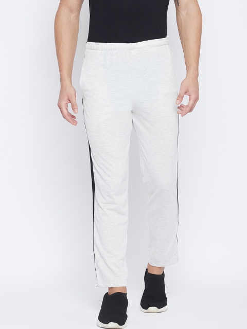 

THE MILLION CLUB Men White Solid Track Pant