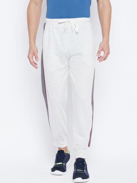 

THE MILLION CLUB Men Cream Solid Track Pant