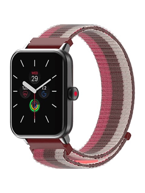 

NOISE Brown & Pink Striped Smartwatch Strap