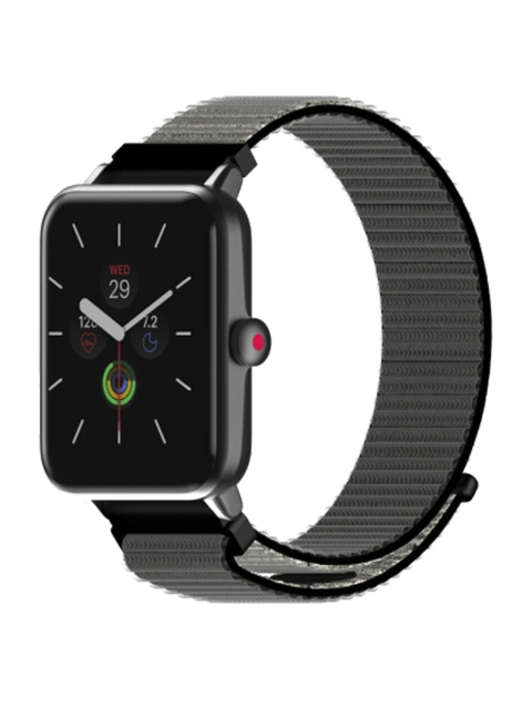 

NOISE Ash Grey Textured Classic Nylon Ultra-Flexible Smartwatch Strap