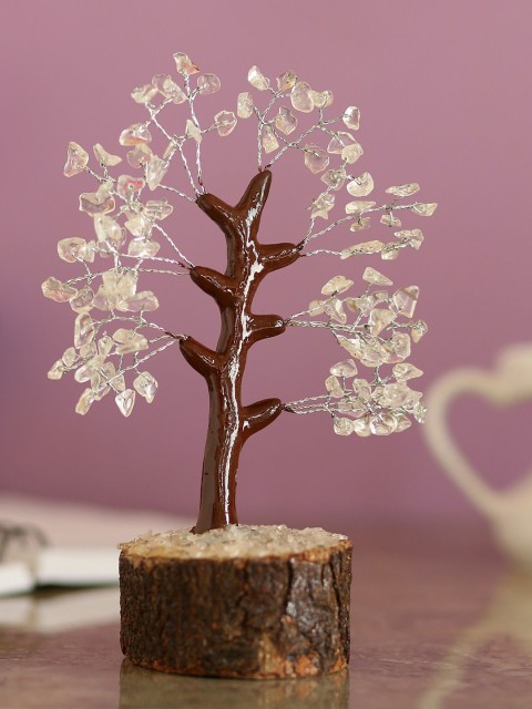 

Ferns N Petals Multicolor Crystal Quartz Wish Tree Showpiece, Multi