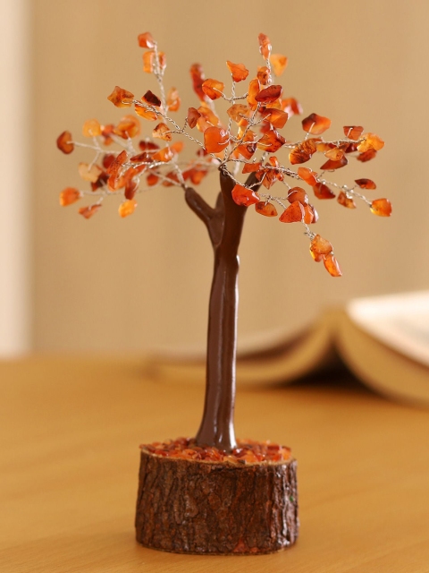 

Ferns N Petals Multicolor Carnelian Gemstone Wishing Tree Showpiece, Multi