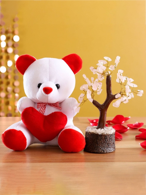 

Ferns N Petals Multicolour Cute Teddy Bear And Wish Tree, Multi